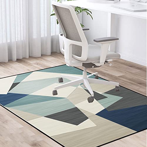 HAXA 120x160cm Bodenschutzmatte Bürostuhl Teppichschoner Bürostuhlunterlage Gaming Fußboden-Matte rutschhemmend Bodenschutz für Parkett,Laminat,Hartböden und Teppichboden von HAXA