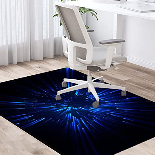 HAXA Bodenschutzmatte Bürostuhlunterlage Bürostuhl Teppichschoner Gaming Fußboden-Matte rutschhemmend Bodenschutz für Parkett,Laminat,Hartböden und Teppichboden 120x160cm von HAXA