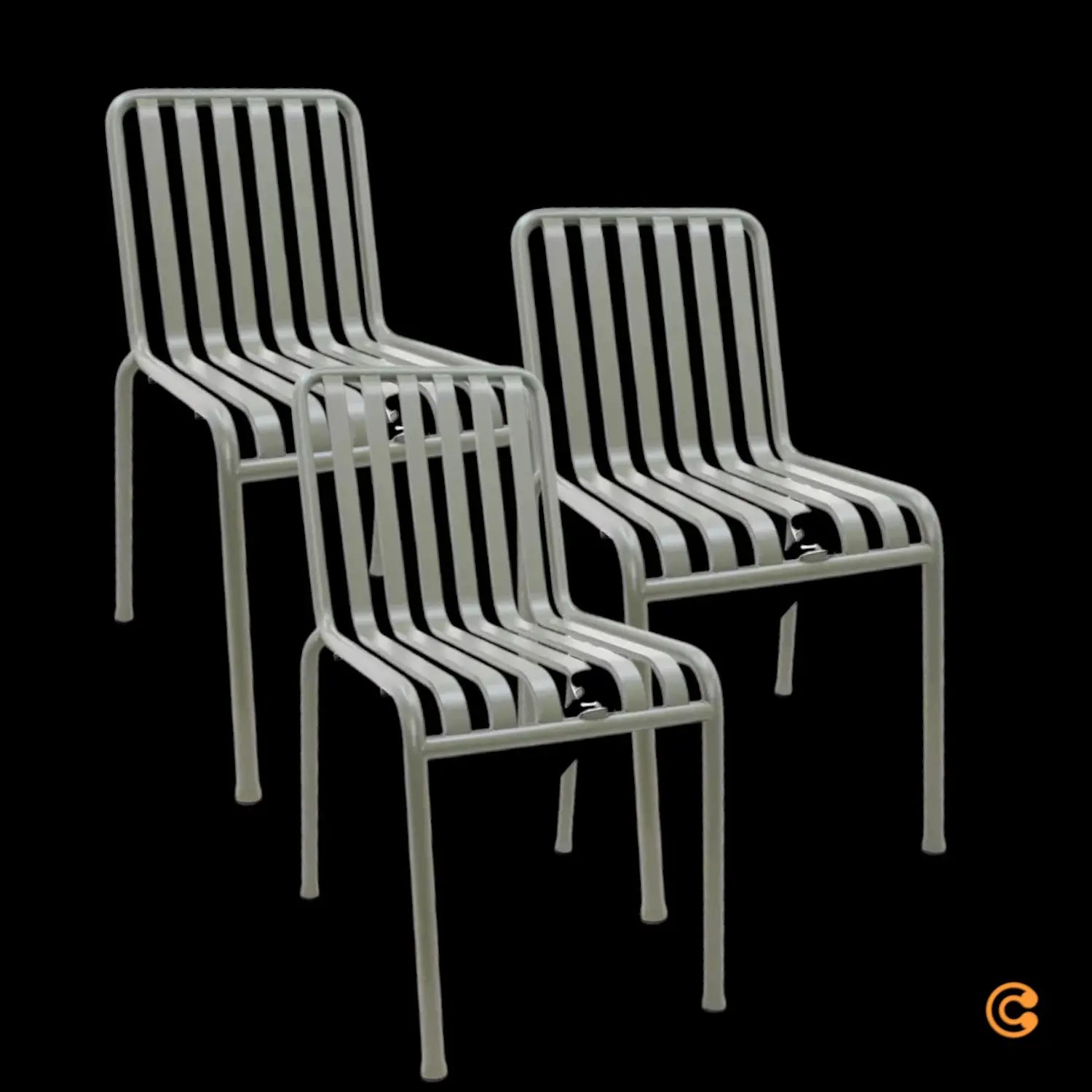 B-Ware Hay Palissade Stuhl Esszimmerstuhl Gartenstuhl Balkonstuhl 3 Stück Siehe Text B-Ware Hay Palissade Stuhl Esszimmerstuhl Gartenstuhl Balkonstuhl 3 Stück Siehe Text von HAY