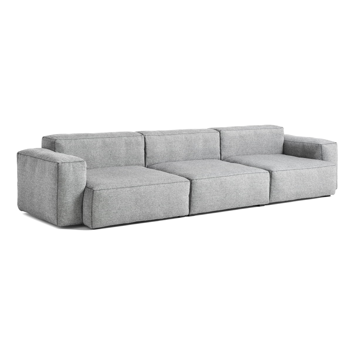 C-Ware Hay   Mags Soft Sofa 3 Sitzer Kombination 1 Armlehne Hellgrau Siehe Text/Foto von HAY