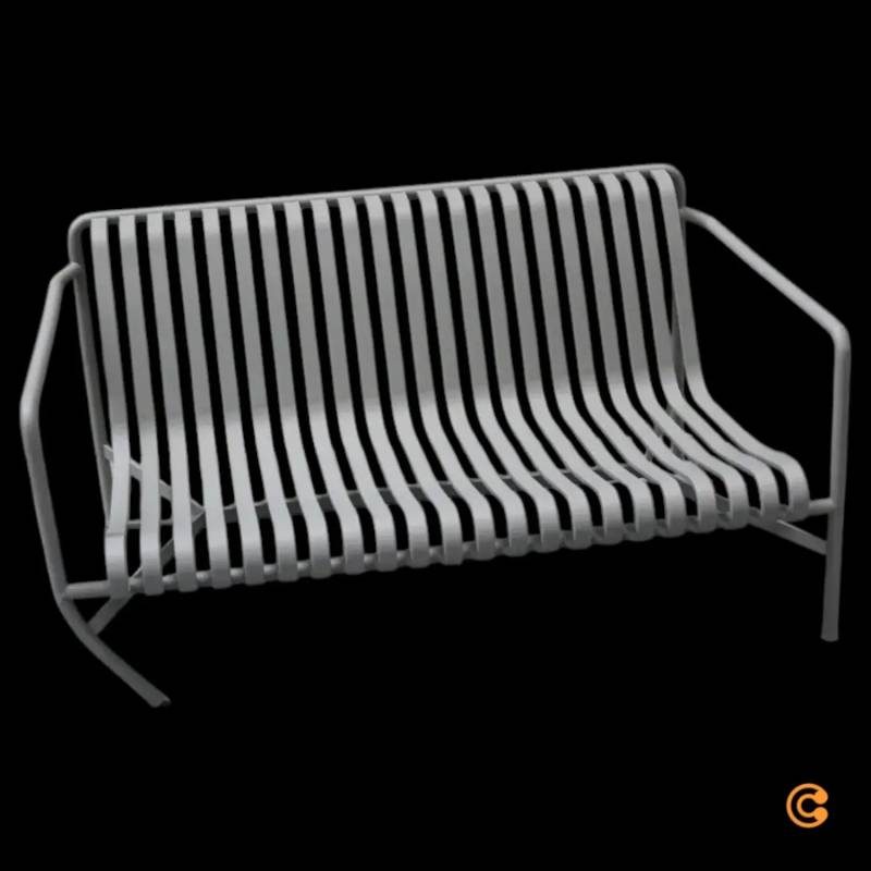 D-Ware Hay Palissade Outdoor Lounge Sofa Gartenbank Bank Sitzbank Defektware D-Ware Hay Palissade Outdoor Lounge Sofa Gartenbank Bank Sitzbank Defektware von HAY