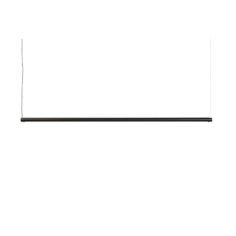 HAY - Factor Linear 1500 Pendelleuchte Diffused Soft Black von HAY