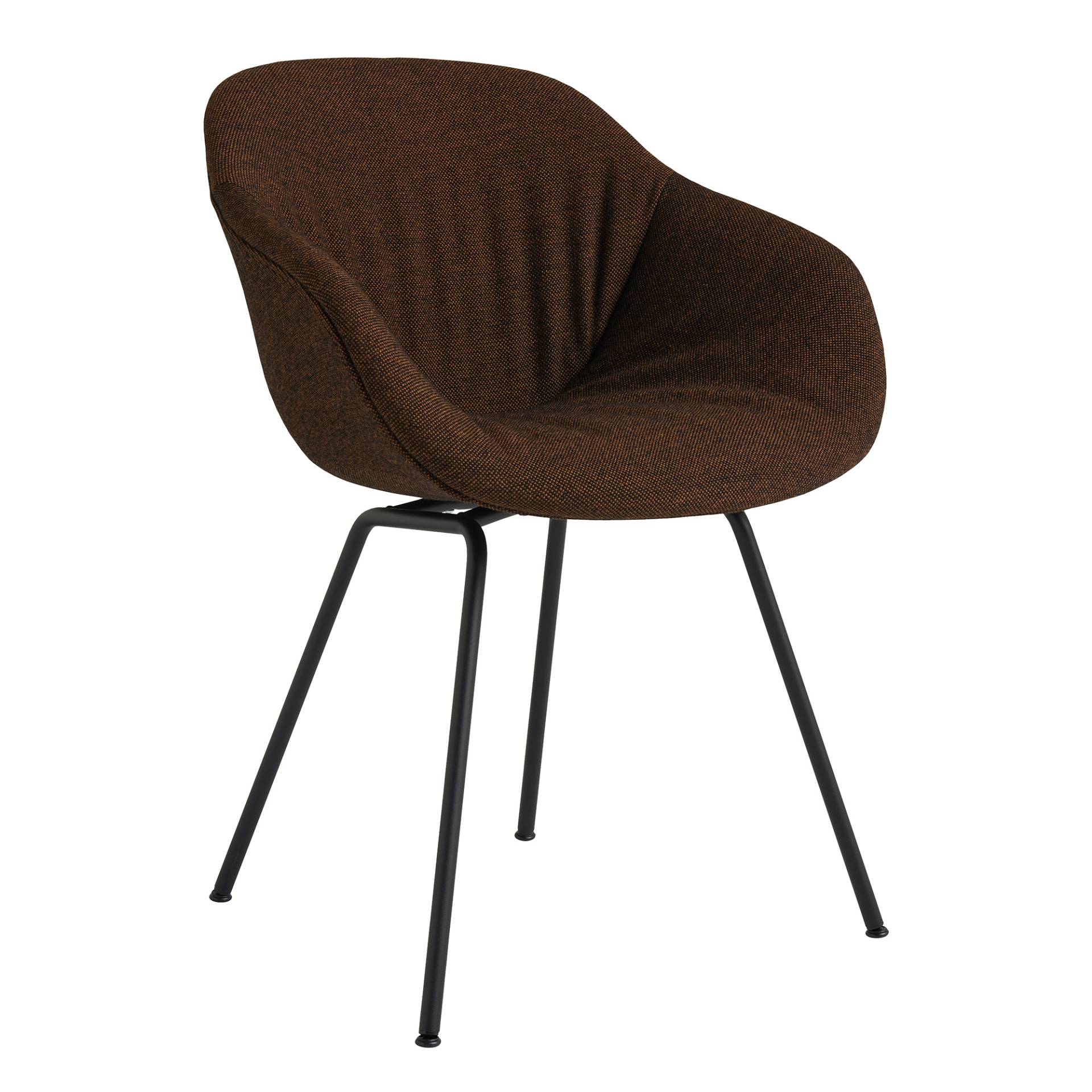 HAY - About a Chair AAC 227 Soft Armlehnstuhl Gestell schwarz - braun/Hallingdal 370 ( 70% Schurwolle, 30% Viskose)/Gestell Stahl schwarz... von HAY