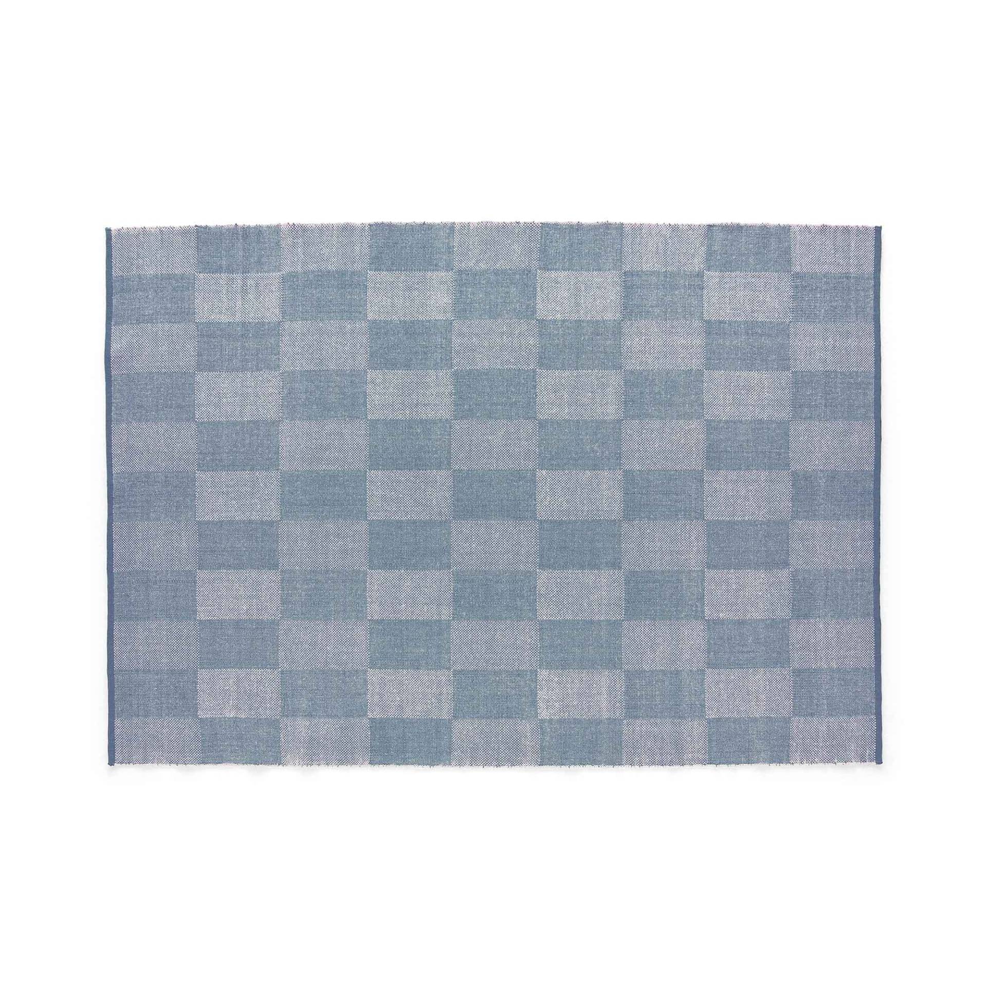 HAY - Check Teppich 170x240cm - hellblau s check/LxB 240x170cm von HAY