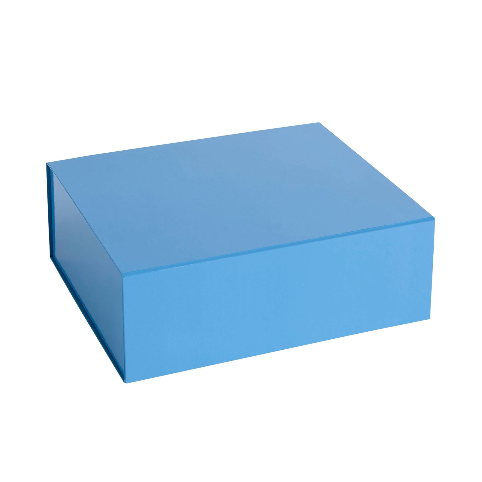 HAY - Colour Aufbewahrungsbox M magnetisch - himmelblau/LxBxH 35x29,5x12,5cm von HAY