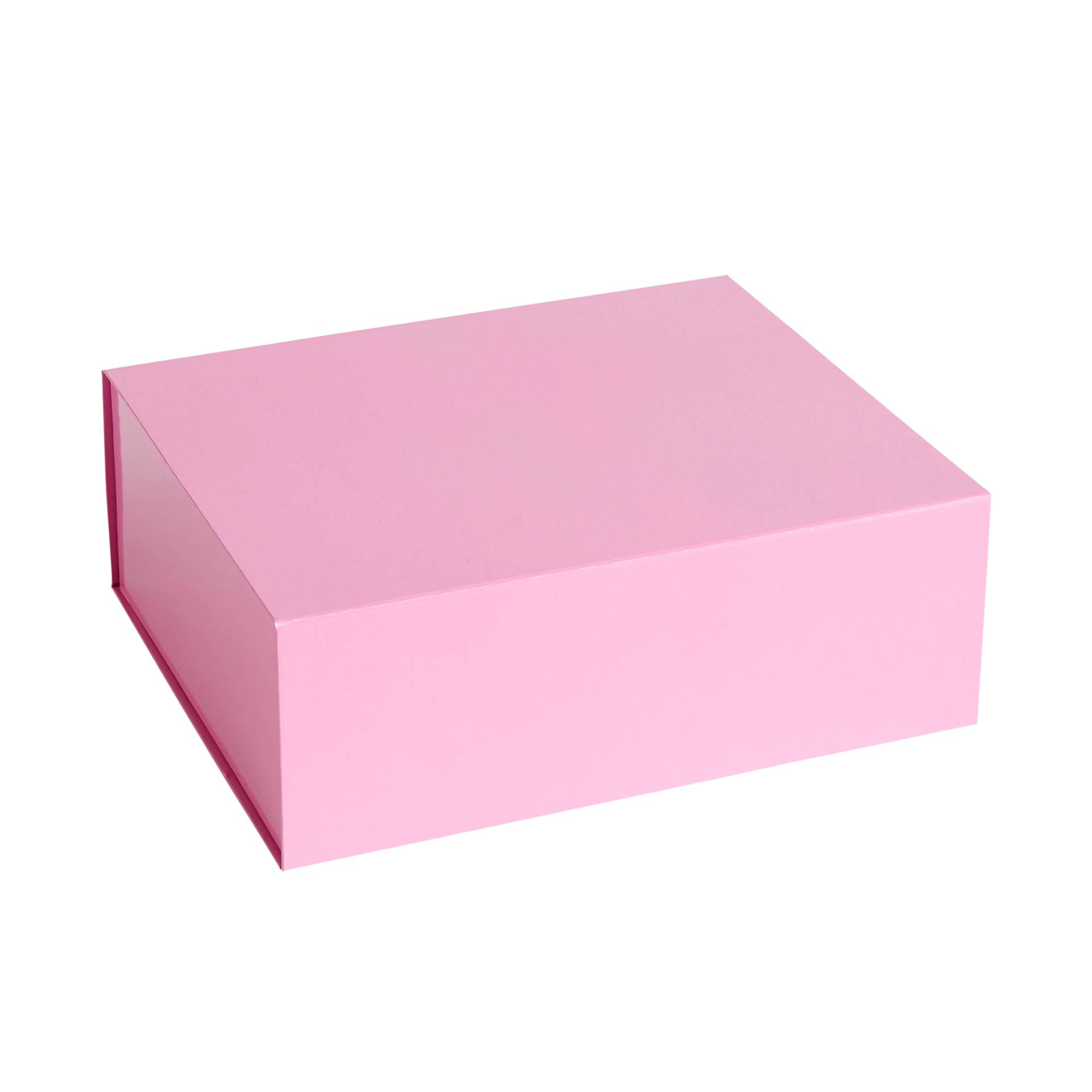 HAY - Colour Aufbewahrungsbox M magnetisch - rosa/LxBxH 35x29,5x12,5cm von HAY
