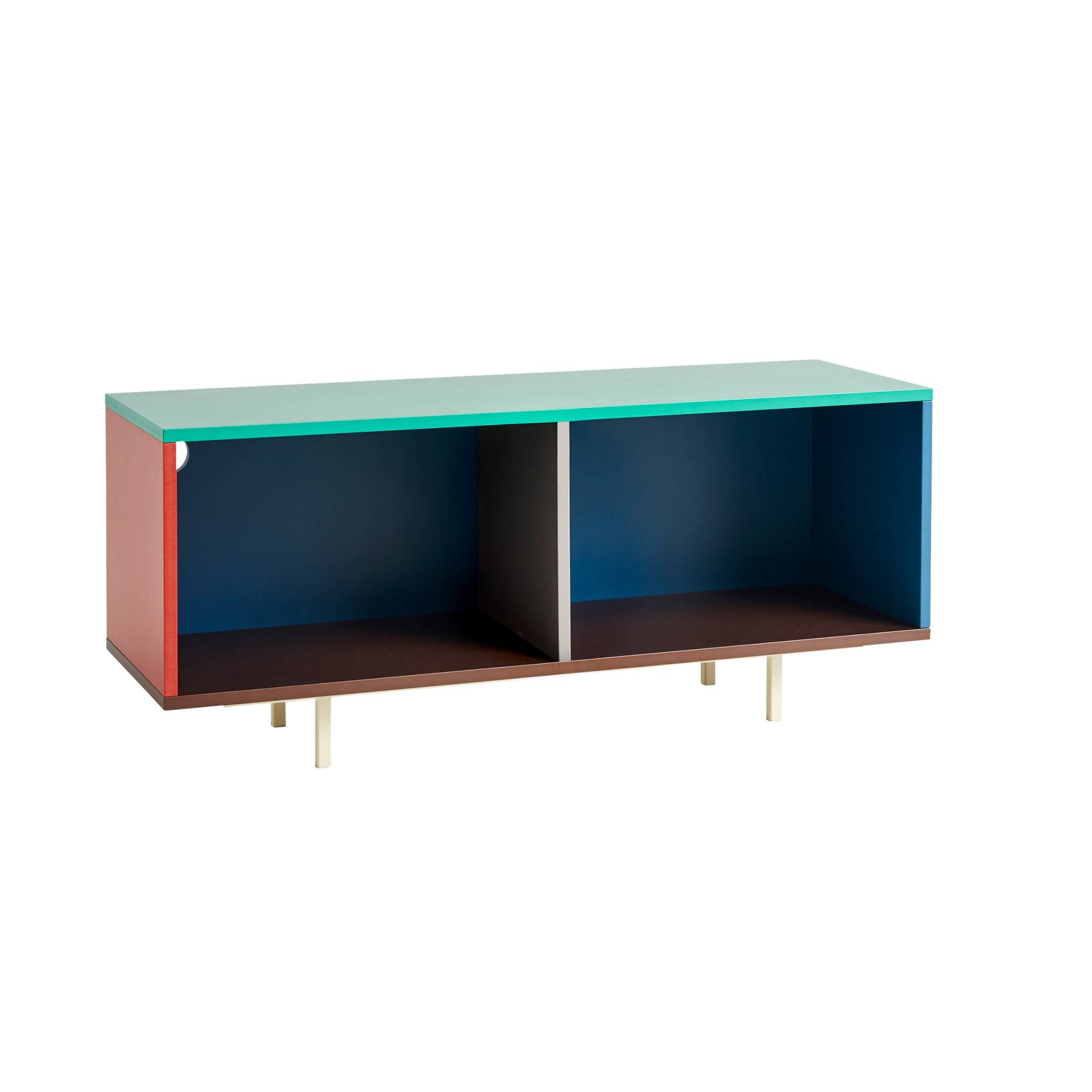 HAY - Colour Sideboard M - mehrfarbig/lackiert/BxHxT 120x51x39cm von HAY