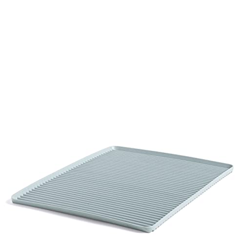 HAY Dish Drainer Abtropfgestell Melamin Hellblau, Maße: 42cm x 32,5cm x 1,5cm, 506543 von HAY