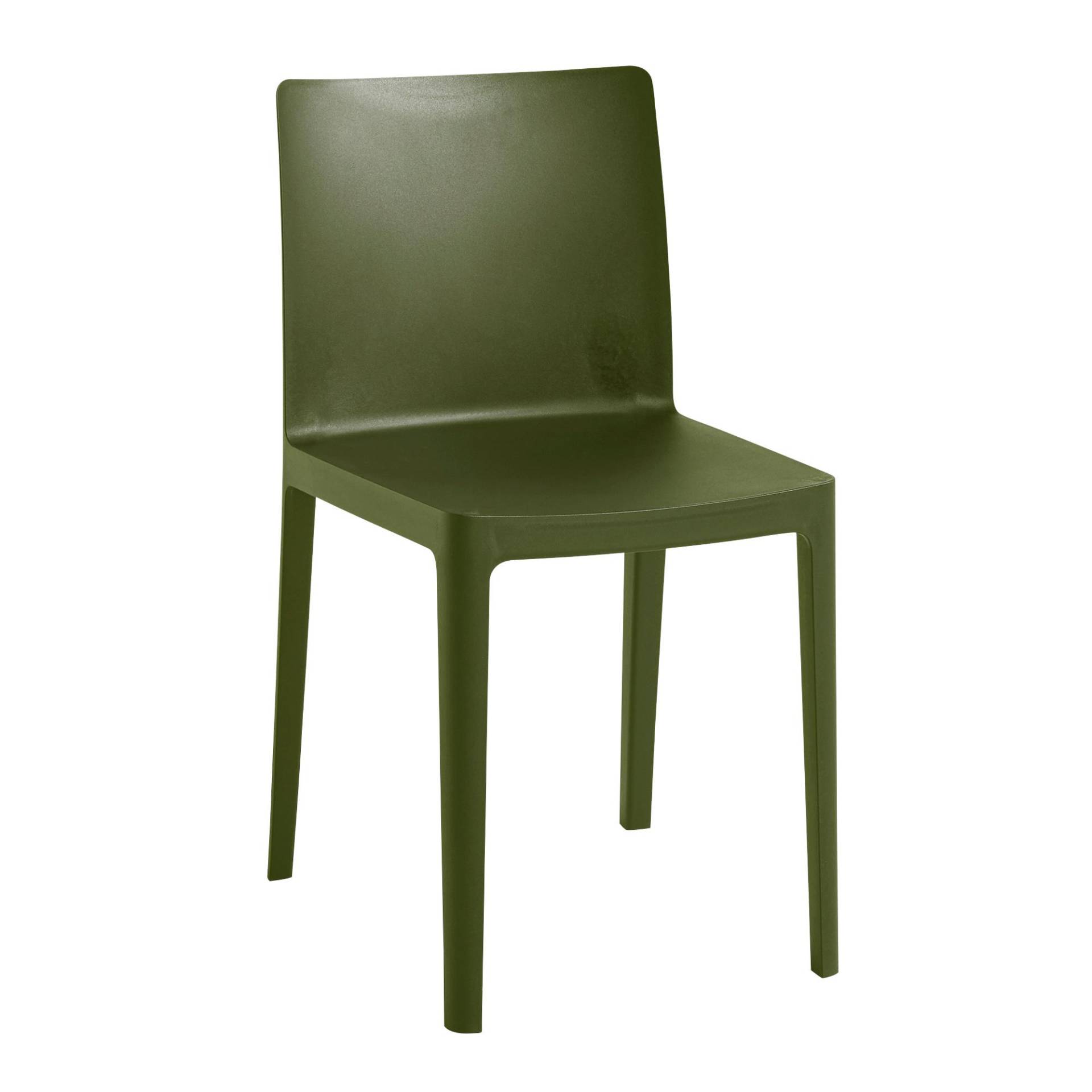 HAY - Élémentaire Stuhl - olivgrün/matt/BxHxT 42x79,5x49,5cm von HAY
