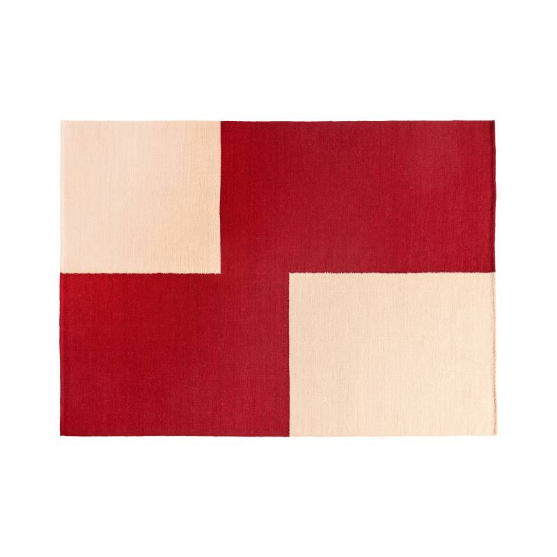 HAY - Ethan Cook Flat Works Teppich 240x170cm - red offset/240x170cm von HAY