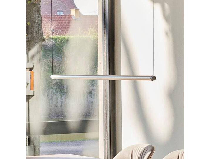 HAY Design Hängelampe Factor Linear 1500, dimmbar, alu / grau / zink, für Wohn- / Esszimmer, Aluminium, Design, Pendelleuchte HAY Design Hängelampe Factor Linear 1500, dimmbar, alu / grau / zink, für Wohn- / Esszimmer, Aluminium, Design, Pendelleuchte von HAY