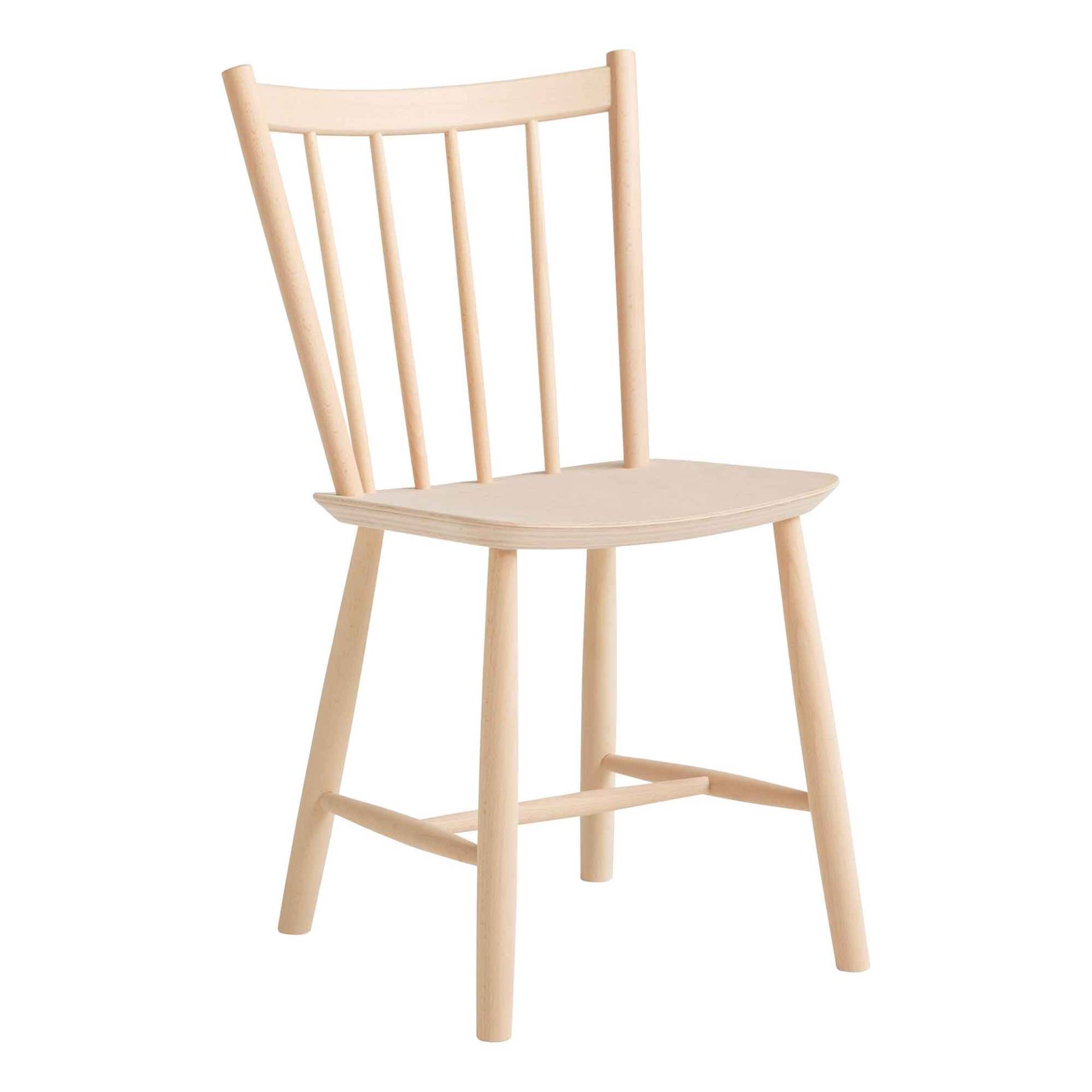 HAY - J41 Stuhl Buche - natur/lackiert wasserbasiert/BxHxT 46,5x82,5x48cm von HAY