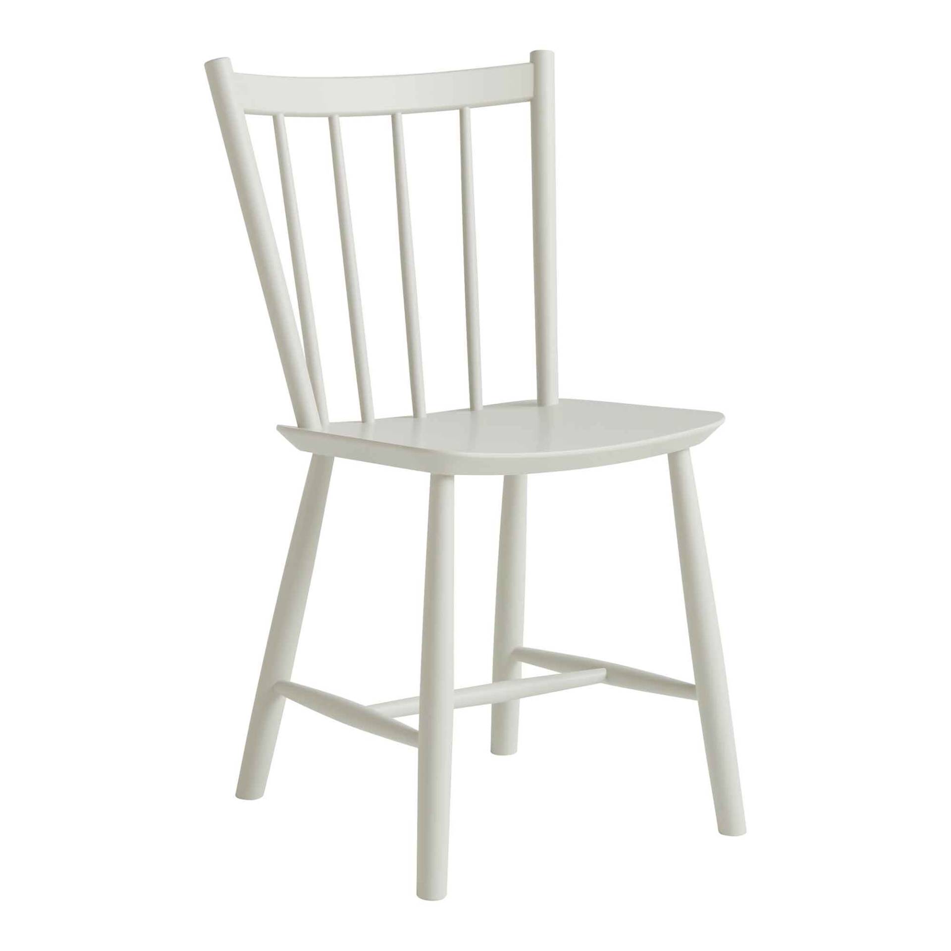 HAY - J41 Stuhl Buche - warmes grau/lackiert wasserbasiert/BxHxT 46,5x82,5x48cm von HAY