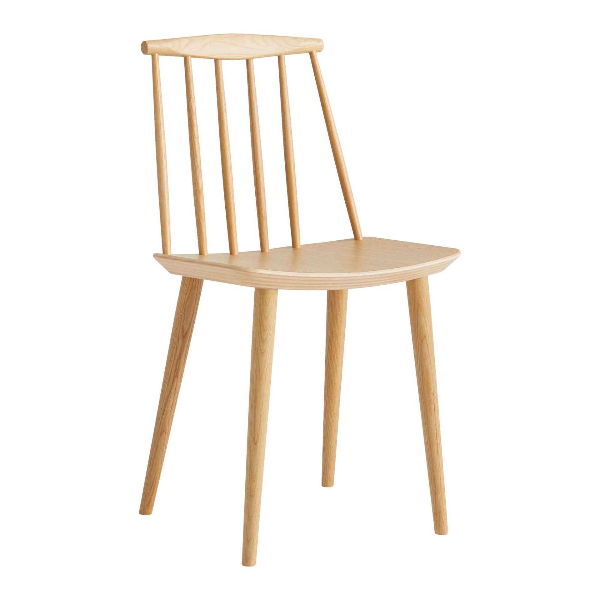 HAY - J77 Stuhl Eiche - natur/lackiert wasserbasiert/BxHxT 43x79x43cm von HAY