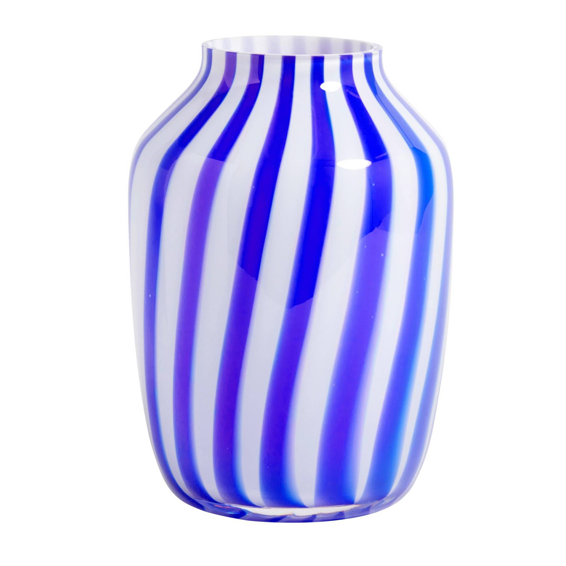 HAY - Juice Vase hoch - blau/H 28cm/Ø 20cm von HAY