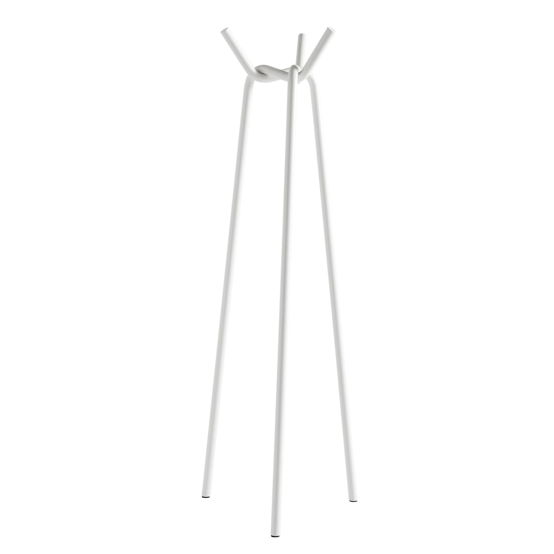 HAY - Knit Garderobenständer - weiß/pulverbeschichtet/BxHxT 49,5x161,5x50,5cm von HAY
