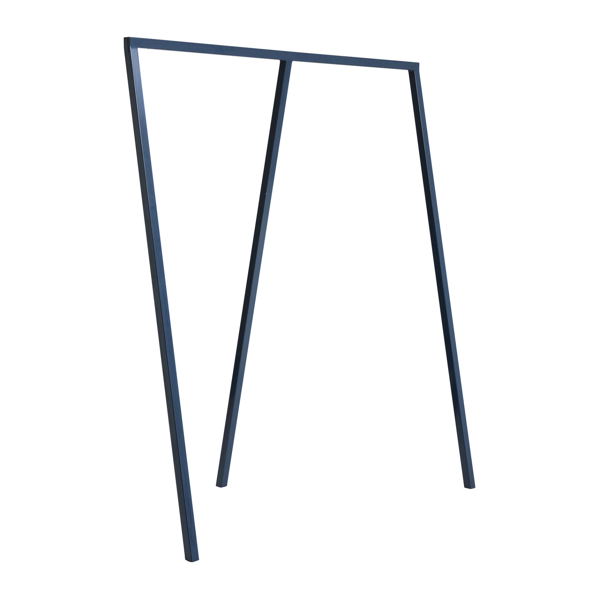 HAY - Loop Stand Garderobe 130x150x60cm - tiefblau/pulverbeschichtet/BxHxT 130x150x60cm/mit Filzgleiter von HAY