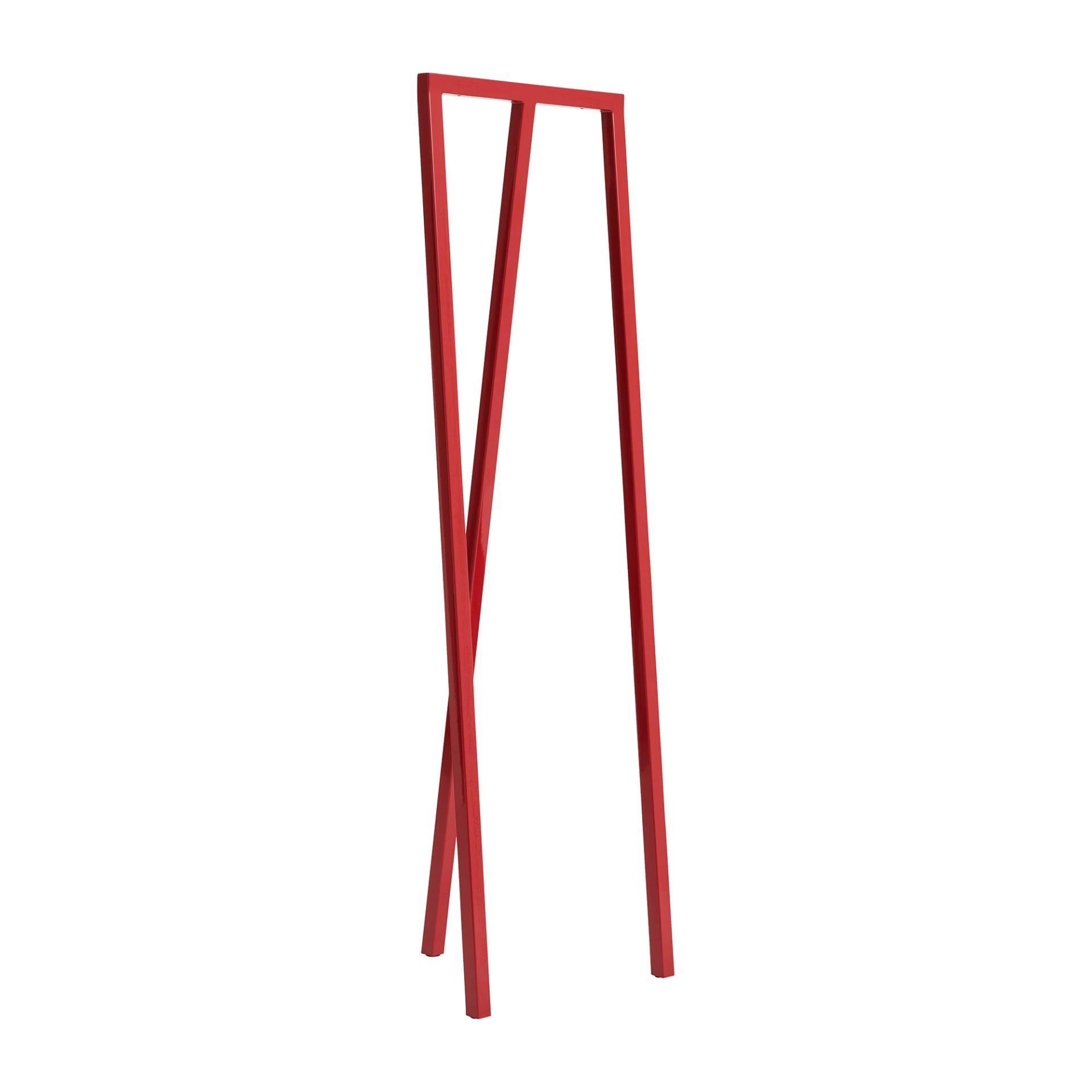 HAY - Loop Stand Hall Garderobe 45x150x39cm - kastanienrot/pulverbeschichtet/BxHxT 45x150x39cm/mit Filzgleiter von HAY