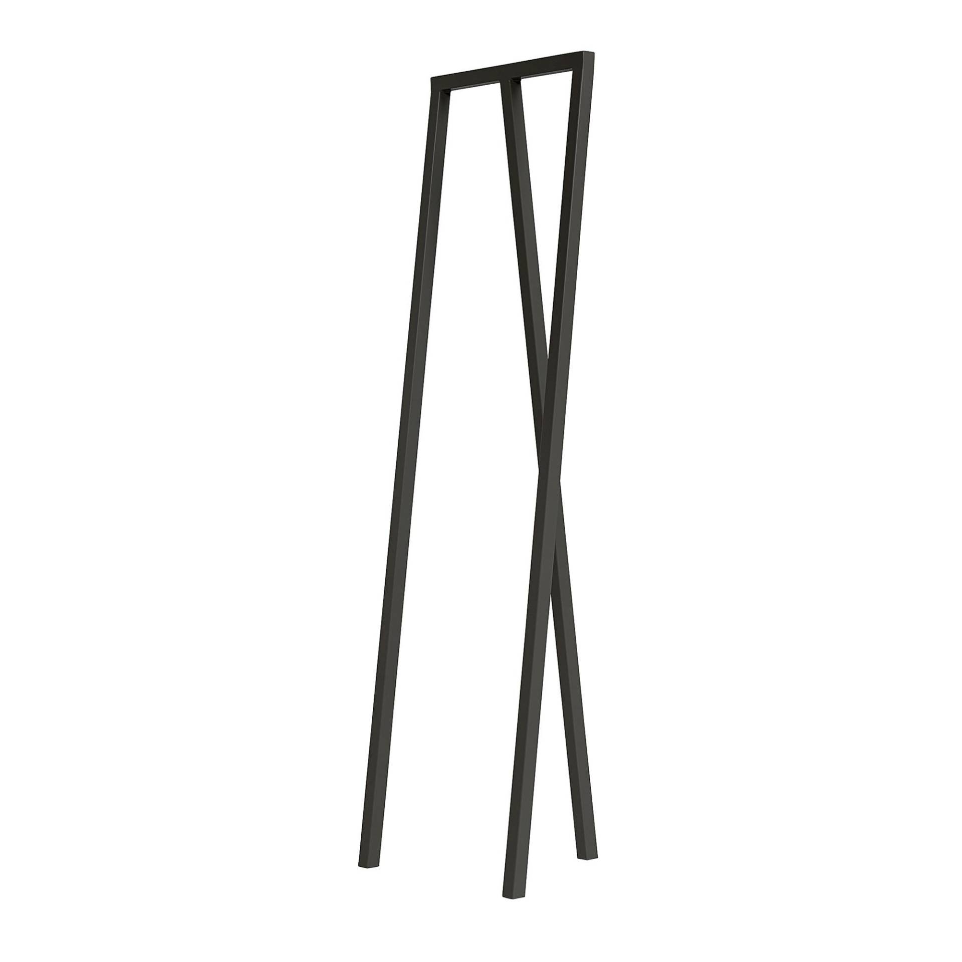 HAY - Loop Stand Hall Garderobe 45x150x39cm - schwarz/pulverbeschichtet/BxHxT 45x150x39cm/mit Filzgleiter von HAY