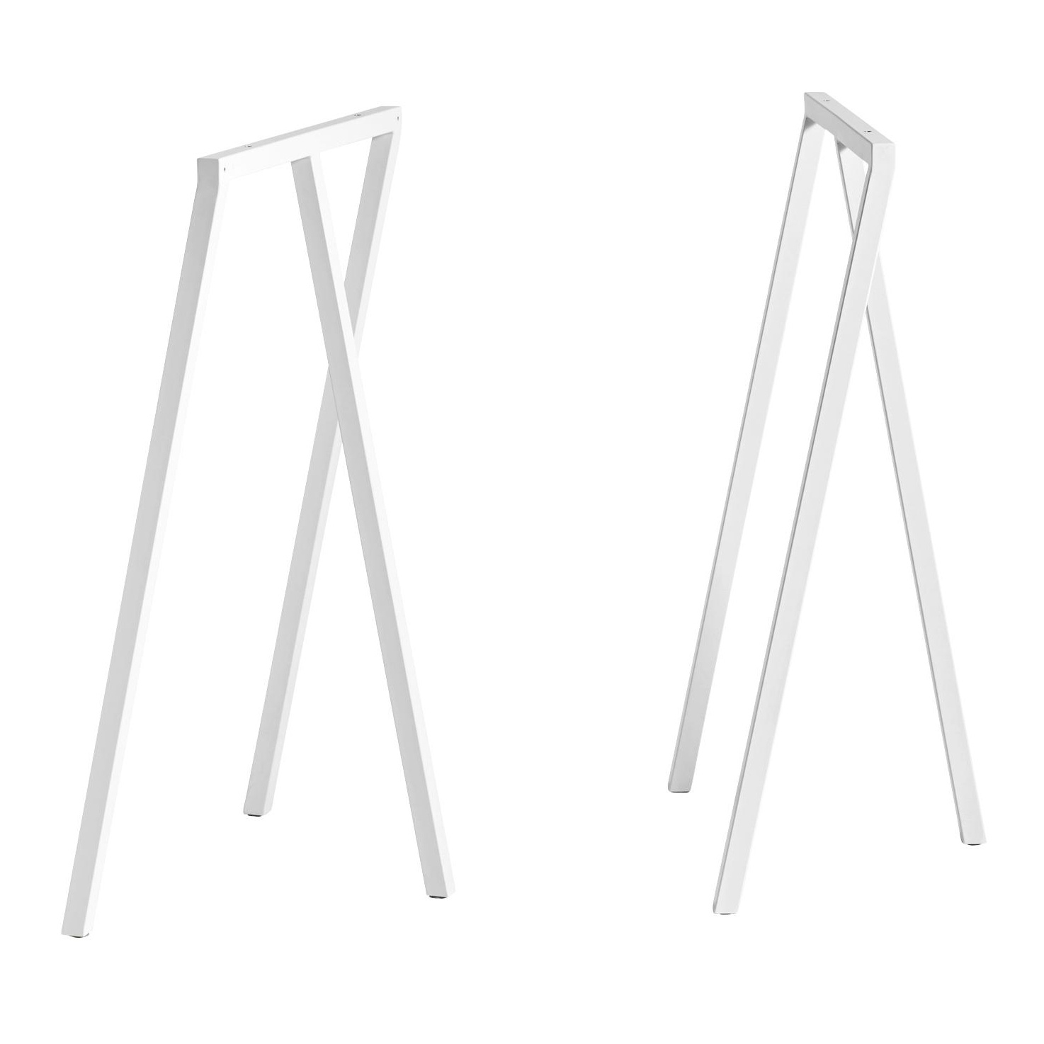 HAY - Loop Stand Tischböcke 2er Set H 95cm - weiß/pulverbeschichtet/BxHxT 64.5x95x37cm von HAY