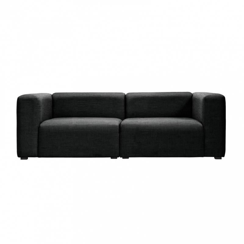 HAY - Mags 2,5-Sitzer Sofa 228x95,5x67cm - schwarz/Stoff Surface by Hay 990/BxHxT 228x67x95,5cm/Füße Kiefernholz schwarz gebeizt von HAY
