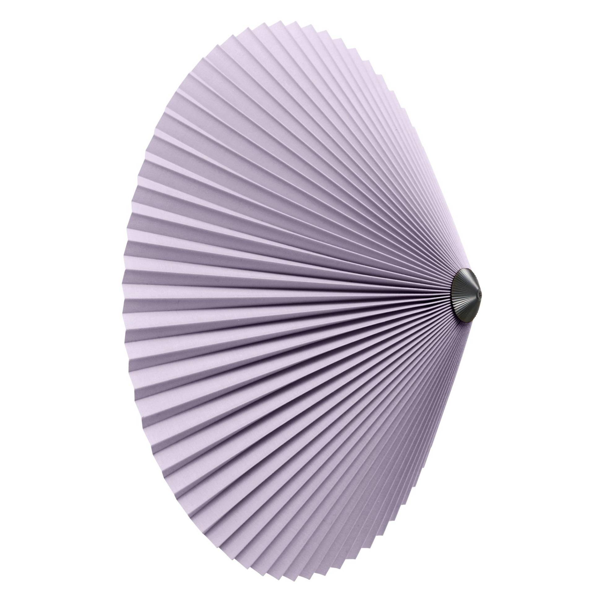 HAY - Matin Flush Mount 500 Wand-/Deckenleuchte - lavendel/H x Ø 20x50cm/Fassung 2x E14 von HAY