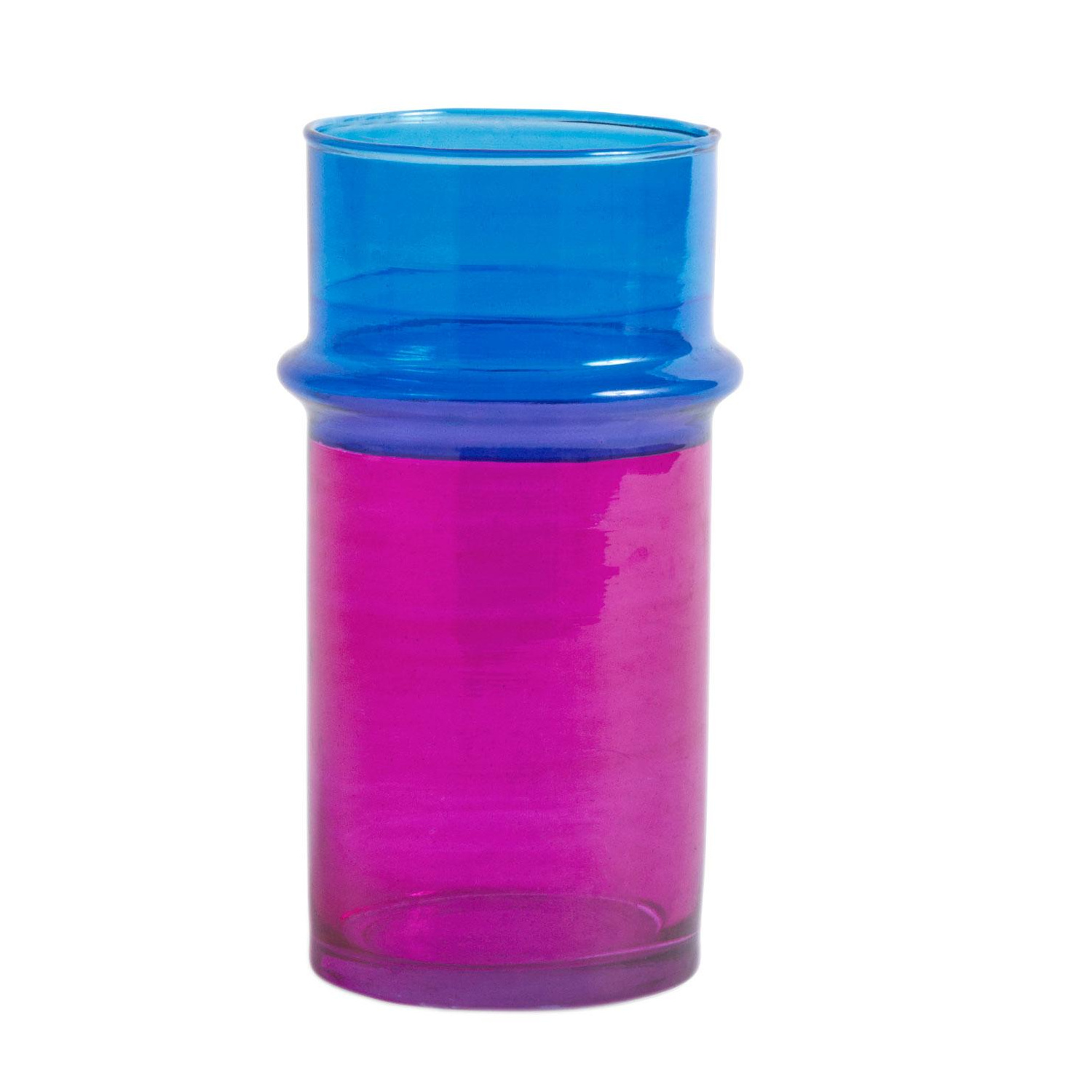 HAY - Moroccan Vase S - pink, blau/H 20,5cm/Ø 9,5cm von HAY
