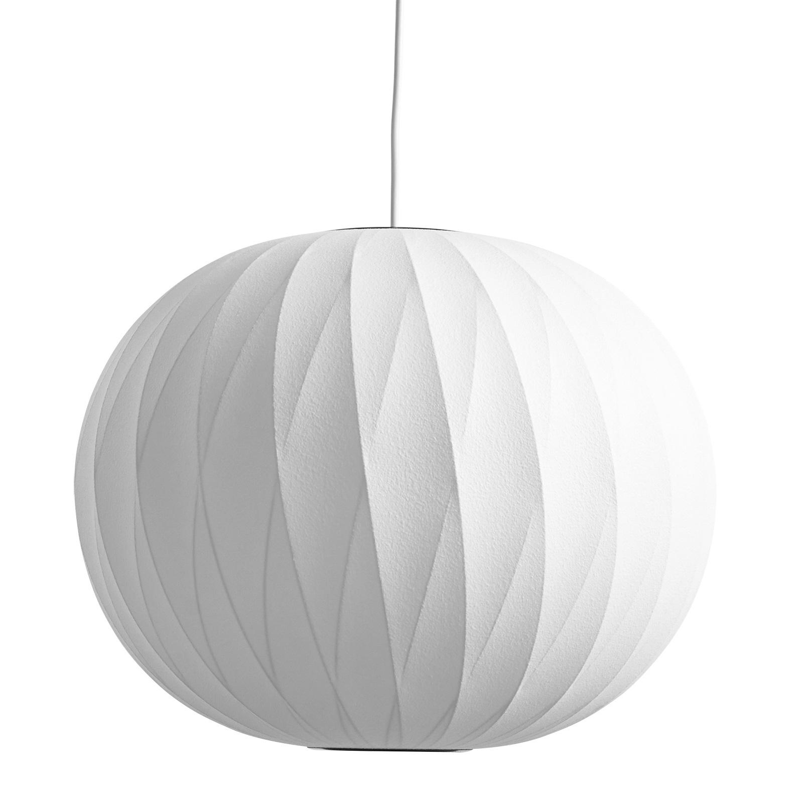 HAY - Nelson Ball Crisscross Bubble Pendelleuchte M - off-white/H 39,5cm / Ø 48,5cm/nicht dimmbar von HAY