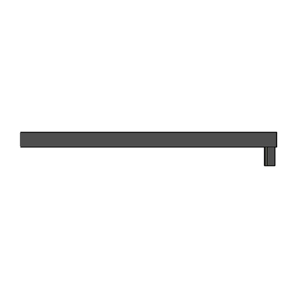 HAY - New Order Shelf Abdeckung - charcoal dunkelgrau/100x34x2.3cm von HAY