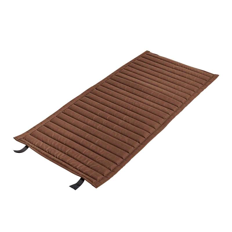 HAY - Palissade Steppkissen 117x49,5cm - eisenrot/wasserabweisend/für Garten Loungesessel niedrig von HAY