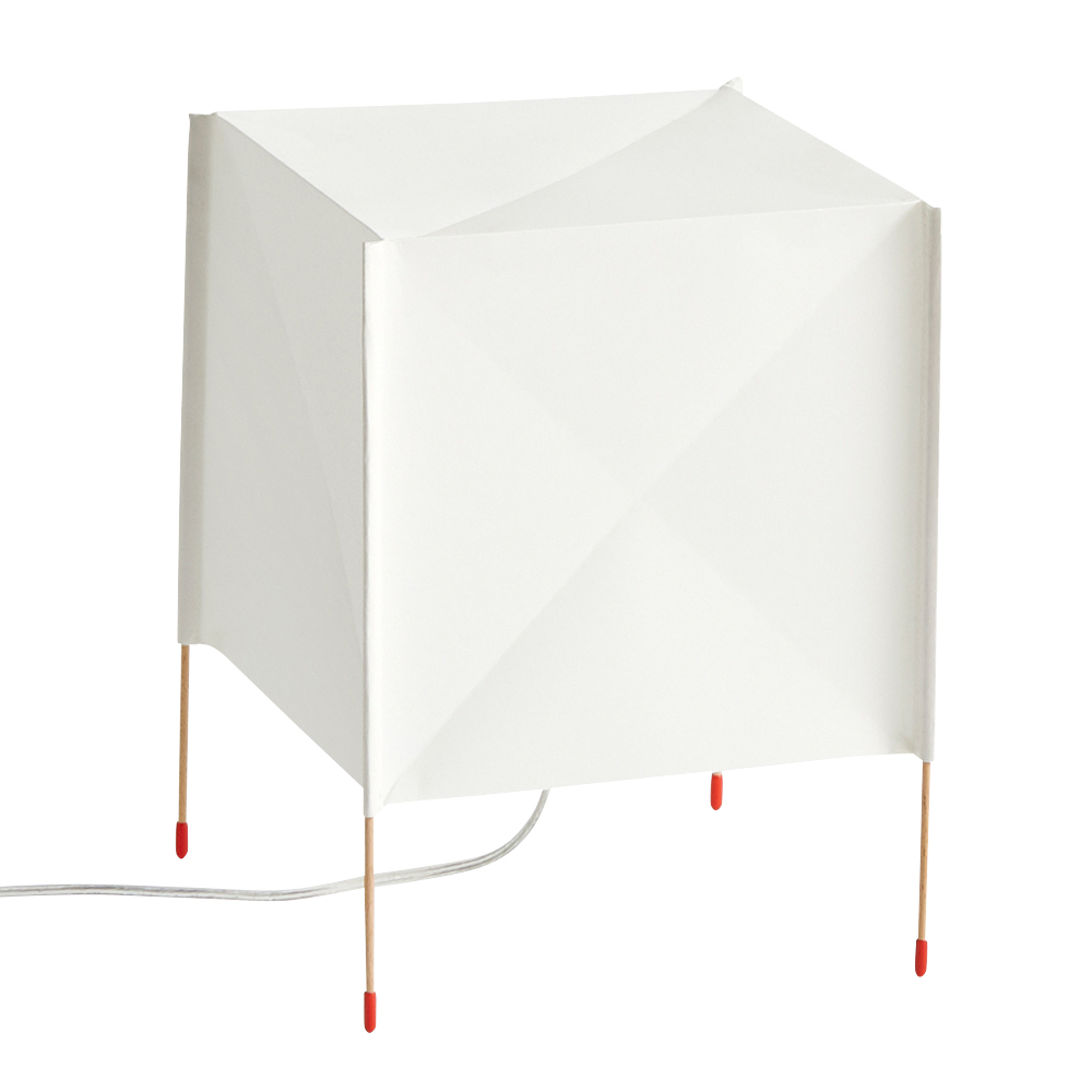HAY - Paper Cube Tischleuchte - weiß/BxHxT 21,5x30,5x21,5cm/mit Schalter/ fassung 1x E14 max. 8W von HAY