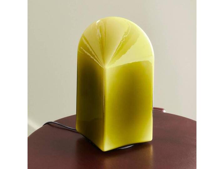 HAY Parade LED-Tischleuchte moosgrün Höhe 24 cm für Wohn & Esszimmer - Modern - Glas von HAY