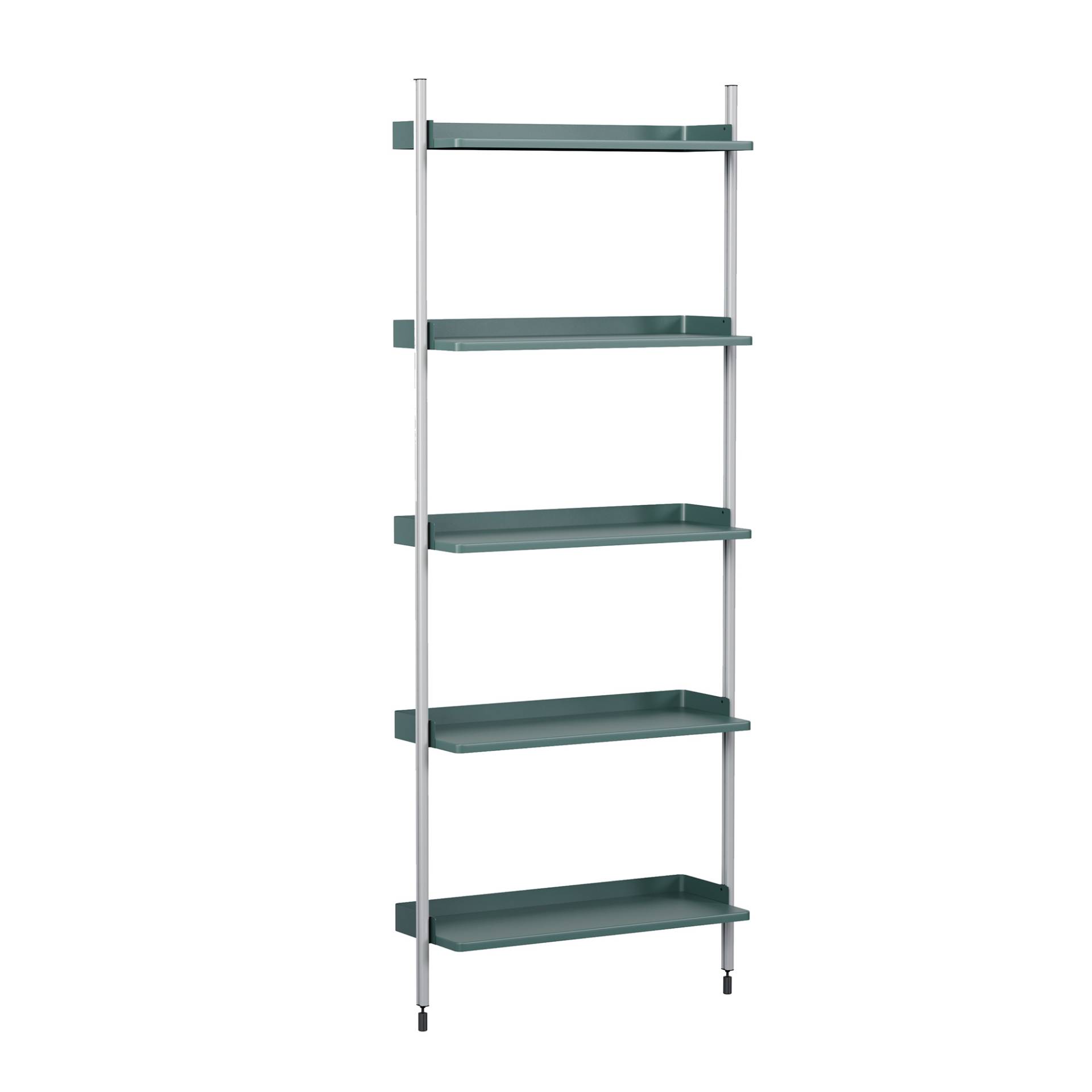 HAY - Pier System 111 Regal - stockentenblau, aluminium/pulverbeschichtet, anodisiert/BxHxT 82x209x31,5cm von HAY