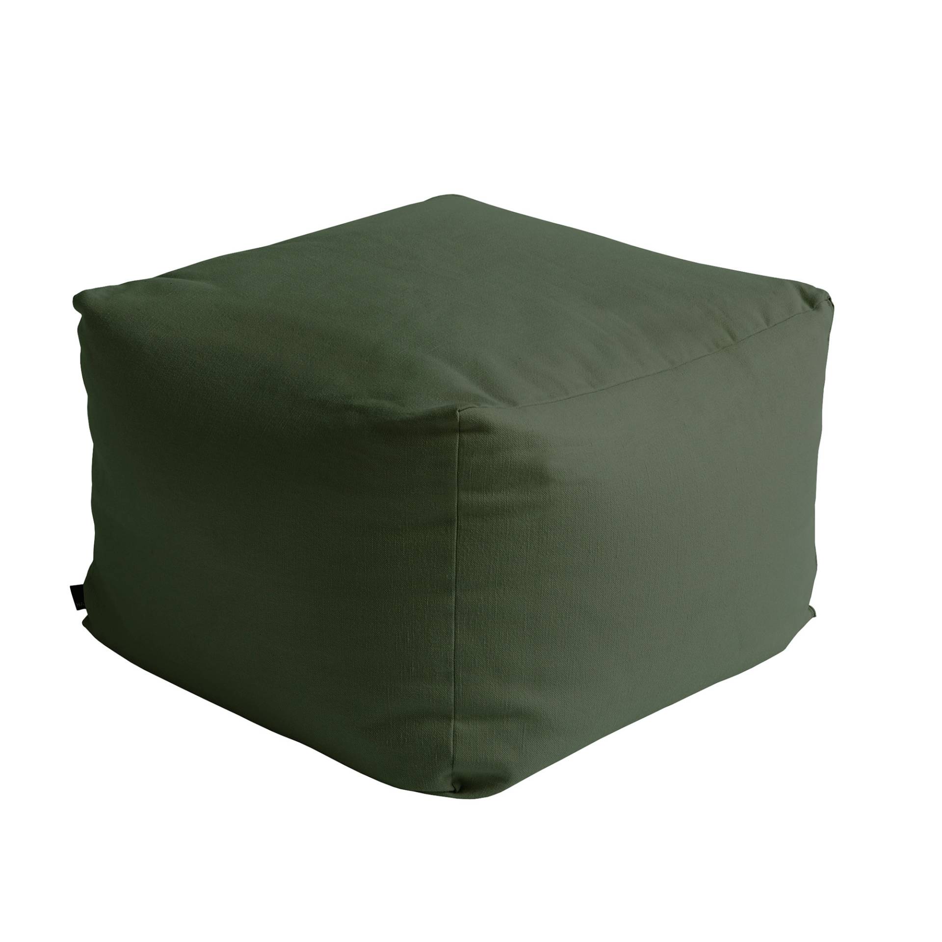 HAY - Planar Pouf - olivgrün/LxBxH 59x59x40cm von HAY