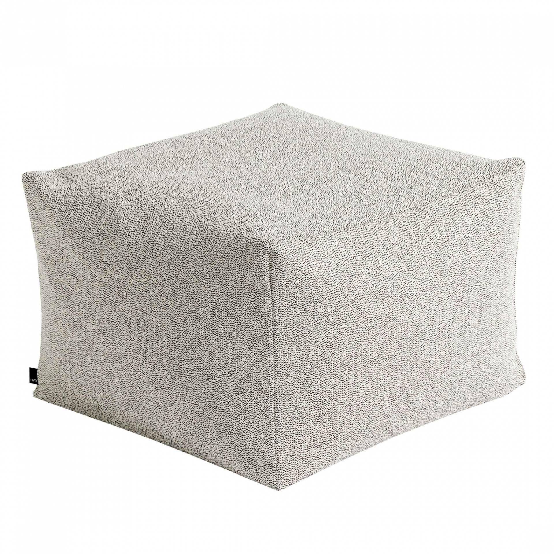 HAY - Pouf - cream sprinkle/Stoff Olavi by HAY/LxBxH 59x59x40cm von HAY