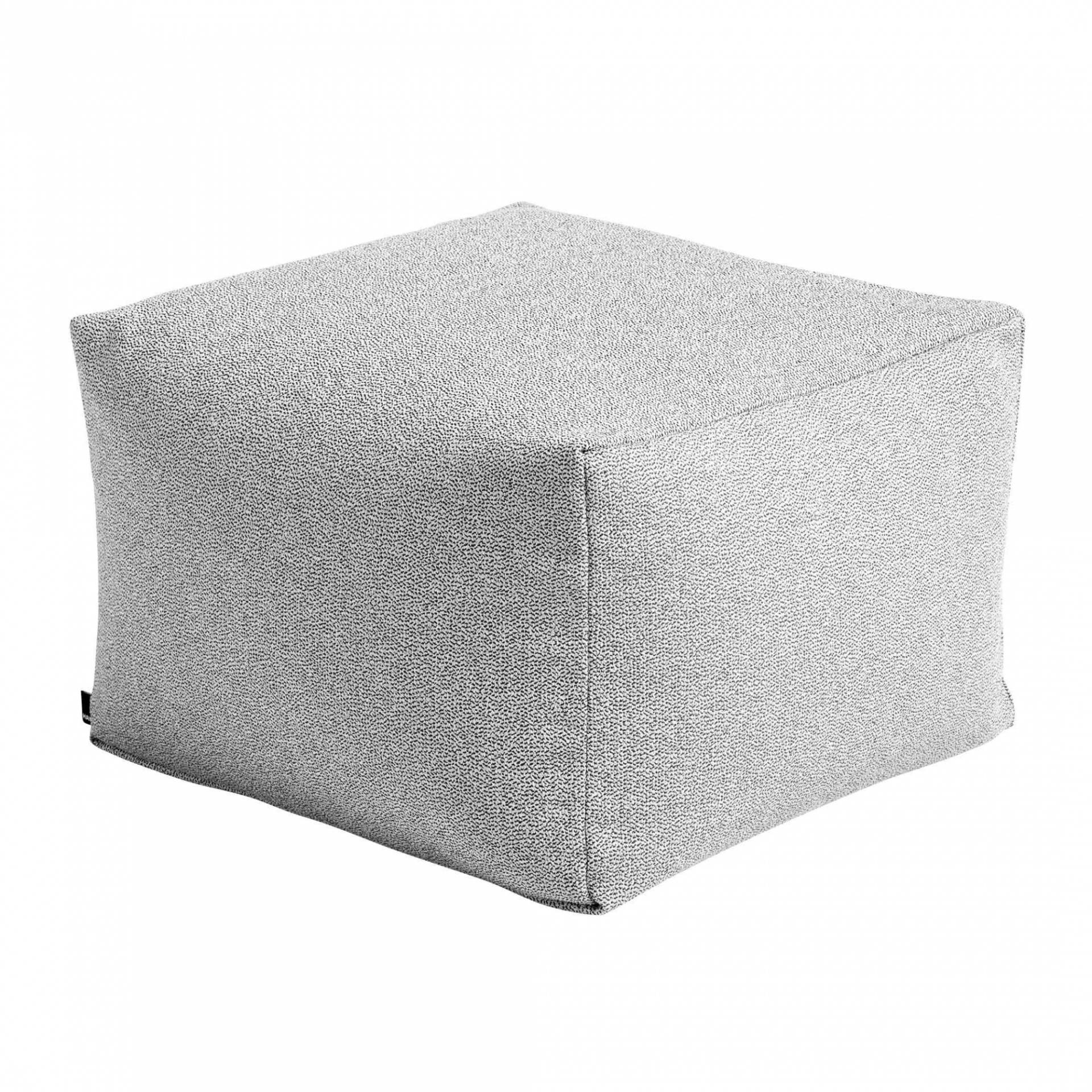 HAY - Pouf - grey sprinkle/Stoff Olavi by HAY/LxBxH 59x59x40cm von HAY