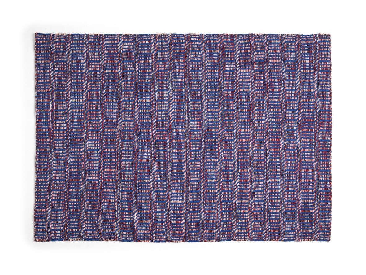 HAY - Radio Rug 140x200 Red/Blue HAY von HAY