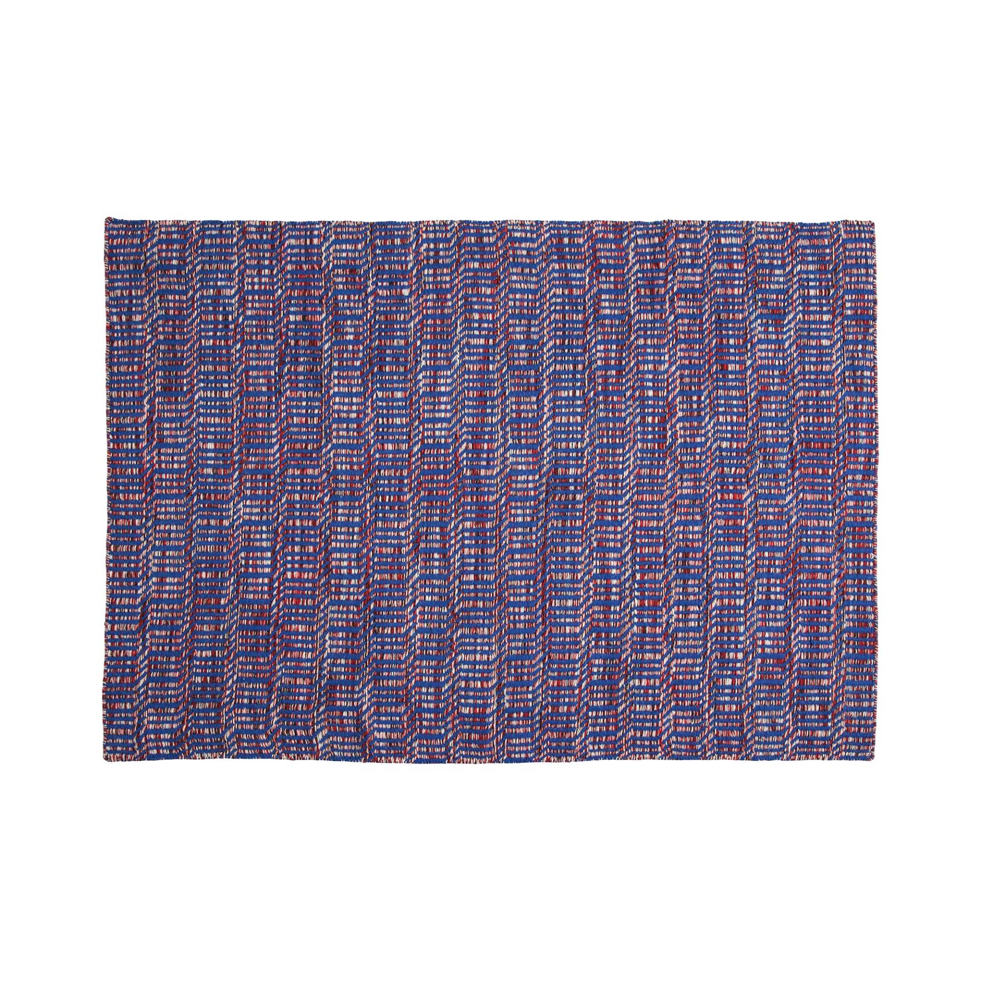 HAY - Radio Teppich 140x200cm - blau, rot/LxB 200x140cm von HAY