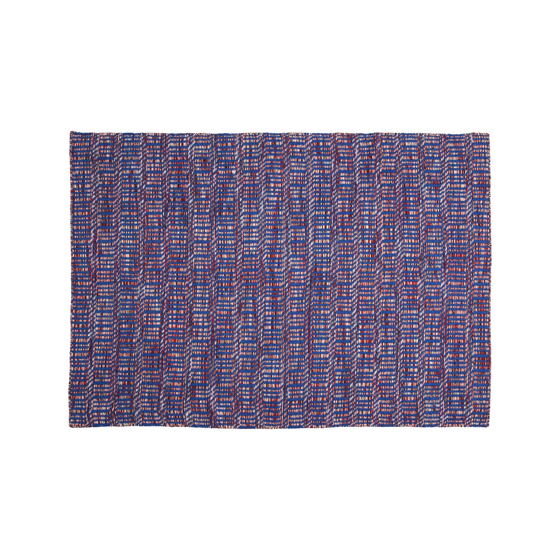 HAY - Radio Teppich 50x80cm - blau, rot/LxB 80x50cm von HAY