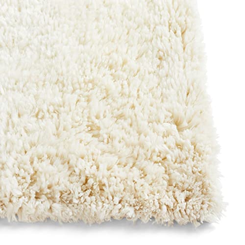 HAY Shaggy Rug Teppich aus reiner Wolle Handgewebt, Maße: 140cm x 200cm, 507831, Cream von HAY