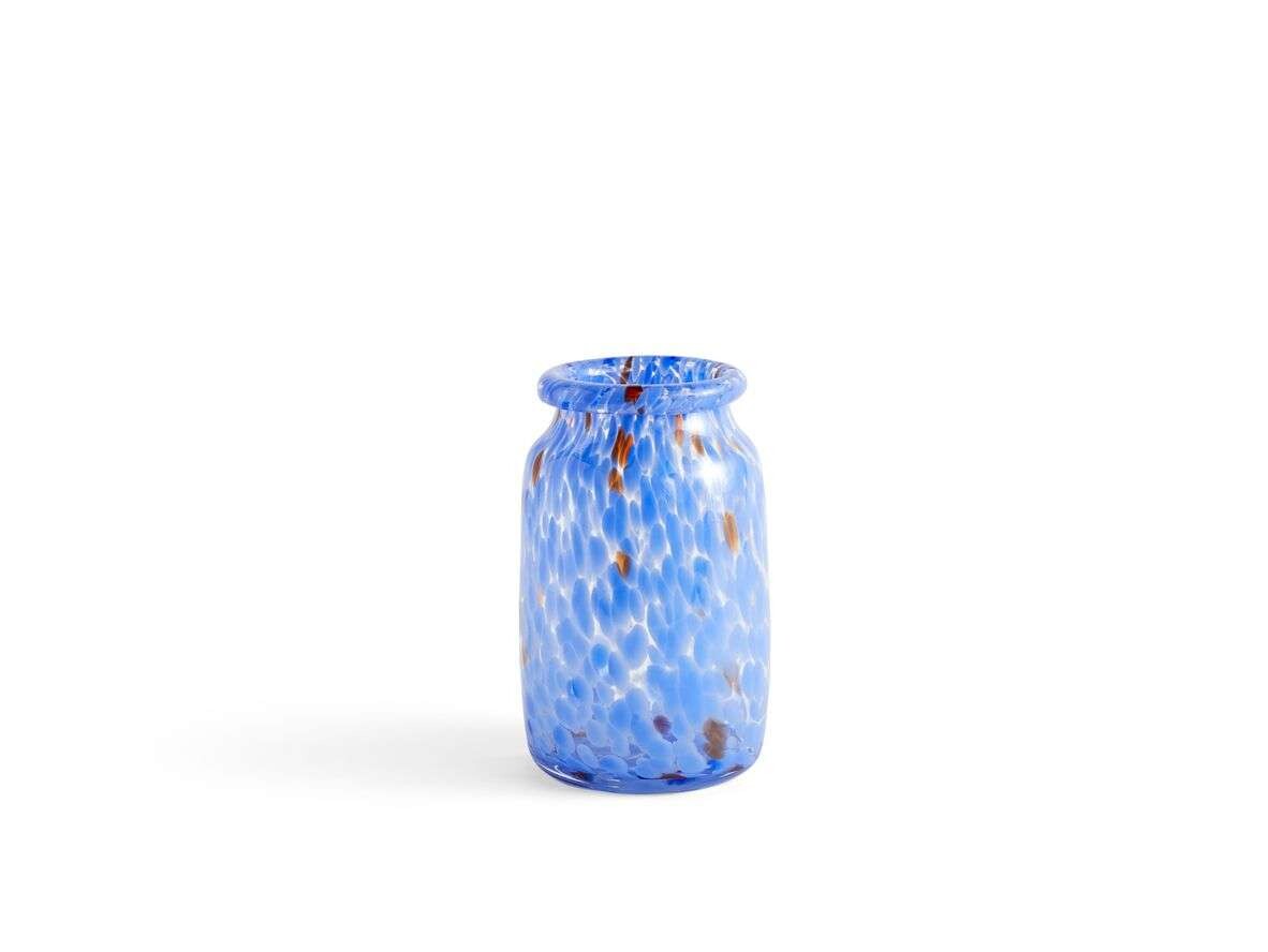 HAY - Splash Vase Roll Neck Medium Blue Hay von HAY