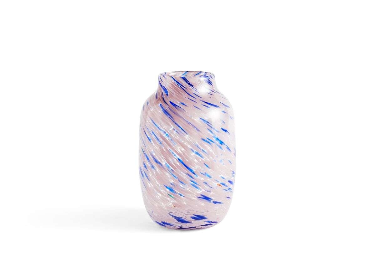 HAY - Splash Vase Round Large Light Pink/Blue Hay von HAY