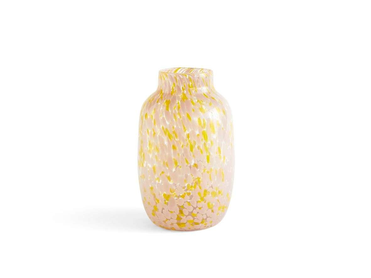 HAY - Splash Vase Round Large Light Pink/Yellow Hay von HAY