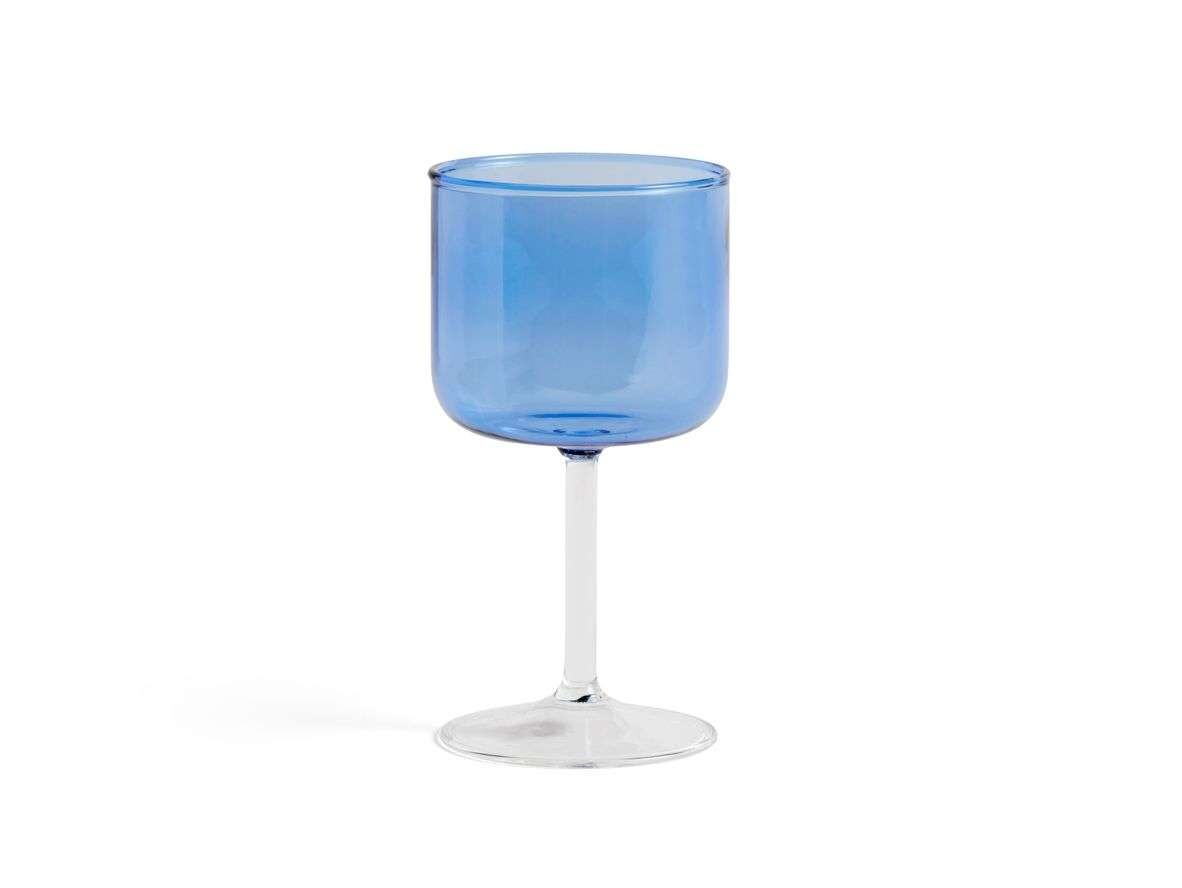 HAY - Tint Wine Glass Set of 2 Blue/Clear HAY von HAY