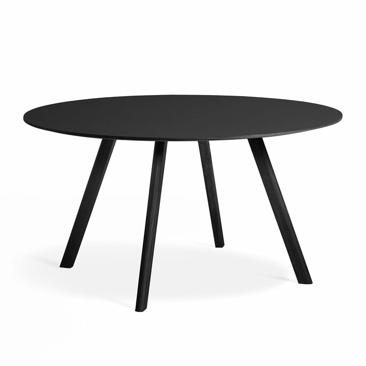 Hay Copenhague Cph25 Tisch Esstisch Küchentisch Küche Esszimmer ø 140 Cm Schwarz B-Ware von HAY