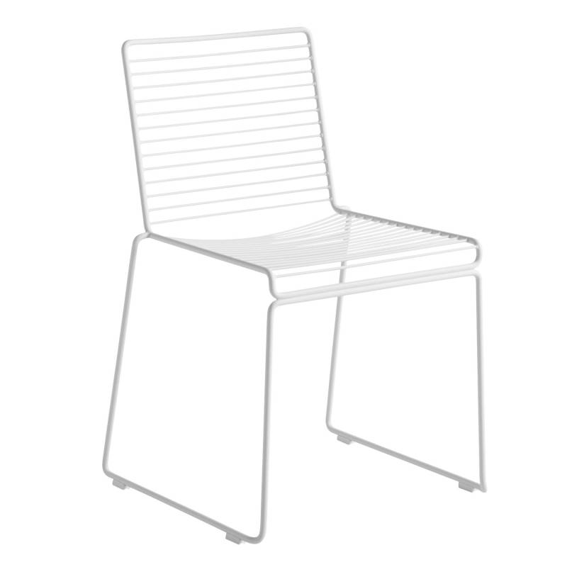 Hay Hee Stuhl Designerstuhl Sessel Loungestuhl Stuhl Weiß Pulverbeschichtet B-Ware von HAY