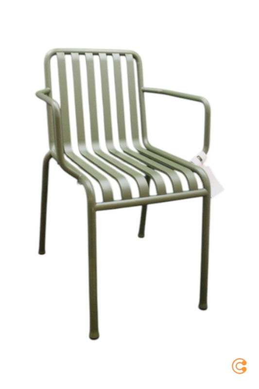 B-Ware Hay Palissade Armlehnenstuhl Stuhl Gartenstuhl Terrassenstuhl Siehe Text/Foto von HAY