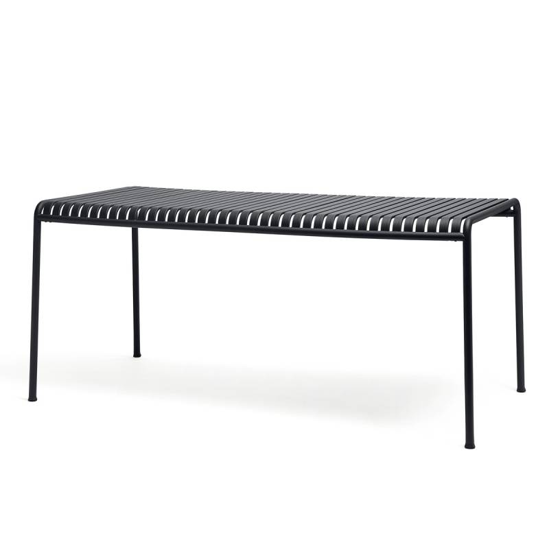 Hay Palissade Tisch Terrassentisch Gartentisch Balkontisch Anthrazit 170 X 90 Cm B-Ware von HAY