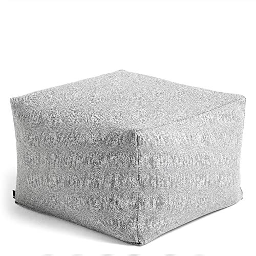 Hay Pouf Baumwolle grau 540828 höhe: 40 cm Tiefe: 59 cm länge: 59 cm von HAY
