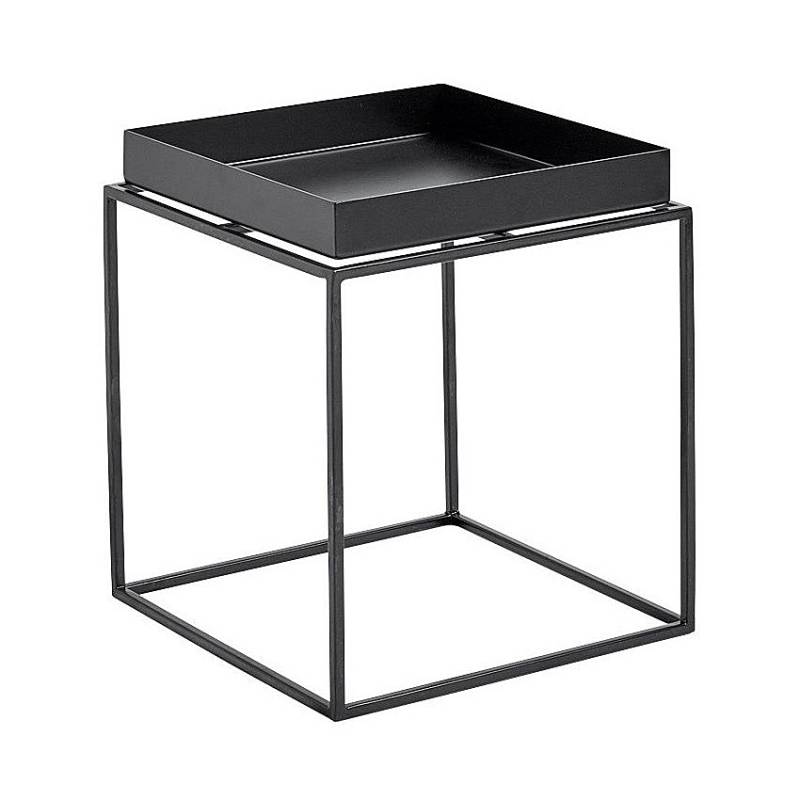 Hay Tray Beistelltisch S Tisch Couchtisch Nachttisch Serviertisch Schwarz 30x30 B-Ware von HAY